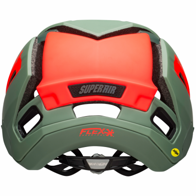 Bell Super AIR Spherical MIPS Helmet M 55-59 matte/gloss green/infrared Unisex Produktbild 1