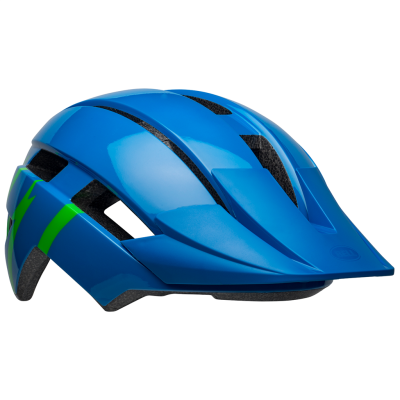 Bell Sidetrack II YC MIPS Helmet UC 47-54 gloss blue/green strike Unisex Produktbild 3