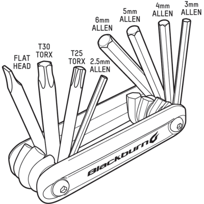 Blackburn Local C02 Ride Kit one size Produktbild 1