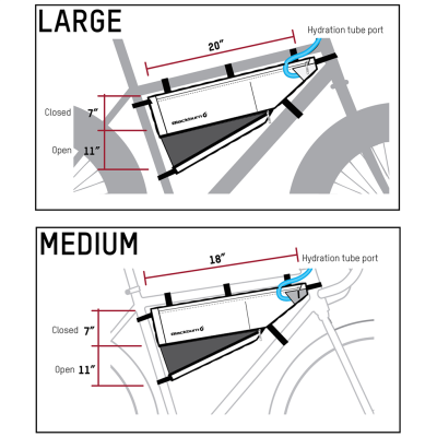 Blackburn Outpost Frame Bag M black Produktbild 2