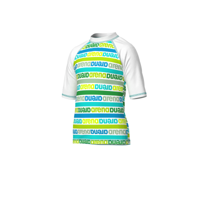 Arena Kids Friends Uv S/S Tee 128 multi soft green/white Unisex Produktbild 1