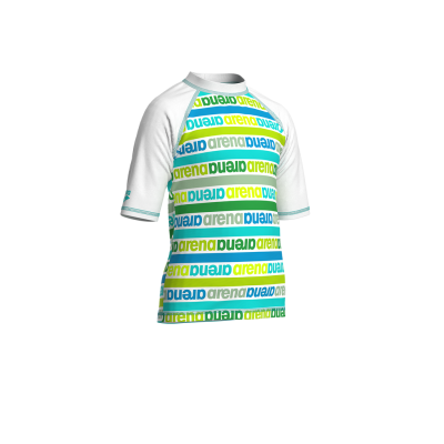 Arena Kids Friends Uv S/S Tee 128 multi soft green/white Unisex Produktbild 2
