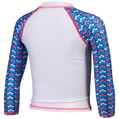 Arena Kids Friends Uv L/S Tee 110 white/multi Unisex Produktbild 1