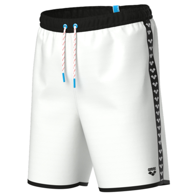 Arena M Icons Team Stripe Unisex Bermuda L white/black/white Herren Produktbild 1