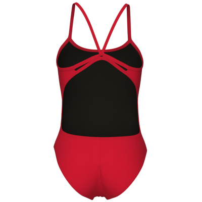 Arena W Swimsuit Lace Back Solid D 38 red/white Damen Produktbild 2