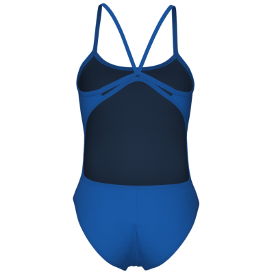 Arena W Swimsuit Lace Back Solid D 32 royal/white Damen Produktbild 2