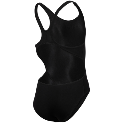 Arena G Team Swimsuit Swim Tech Solid 116 black/white M&auml;dchen Produktbild 2