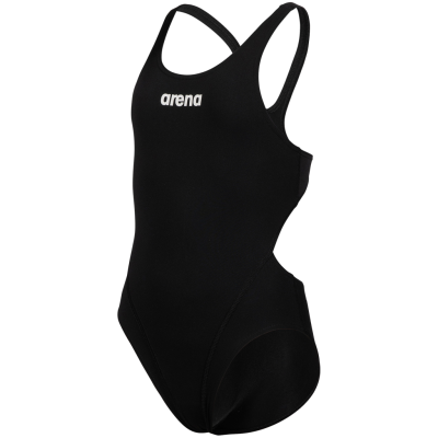 Arena G Team Swimsuit Swim Tech Solid 128 black/white M&auml;dchen Produktbild 1