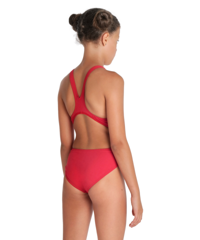 Arena G Team Swimsuit Swim Tech Solid 128 red/white M&auml;dchen Produktbild 3
