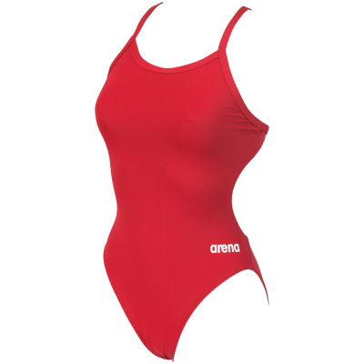 Arena W Team Swimsuit Challenge Solid D 34 red/white Damen Produktbild 1