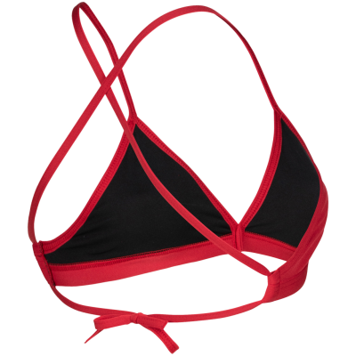 Arena W Team Swim Top Tie Back Solid D 30 red/white Damen Produktbild 2