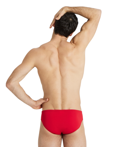 Arena M Team Swim Briefs Solid D 8 red/white Herren Produktbild 3