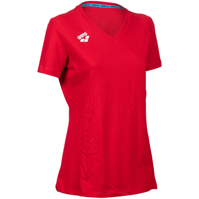 Arena W Team T-Shirt Panel XS red Damen Produktbild 1