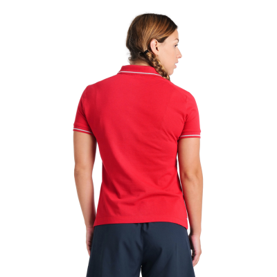 Arena W Team Poloshirt Solid Cotton S red Damen Produktbild 3