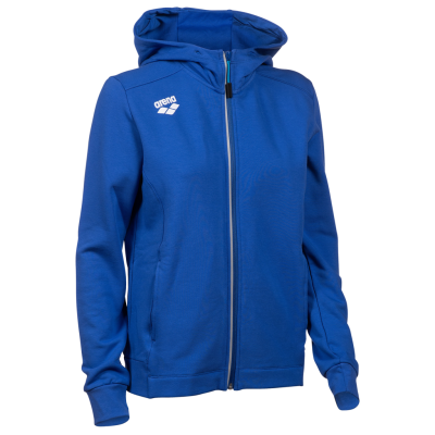 Arena W Team Hooded Jacket Panel XS royal Damen Produktbild 1