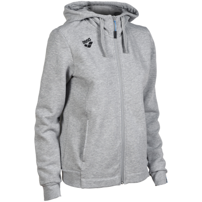 Arena W Team Hooded Jacket Panel M medium grey heather Damen Produktbild 1