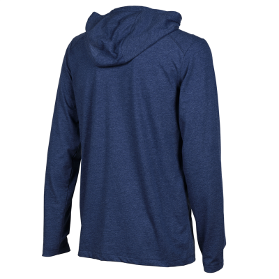 Arena Team Hooded Long Sleeve T-Shirt Panel M navy heather Unisex Produktbild 1