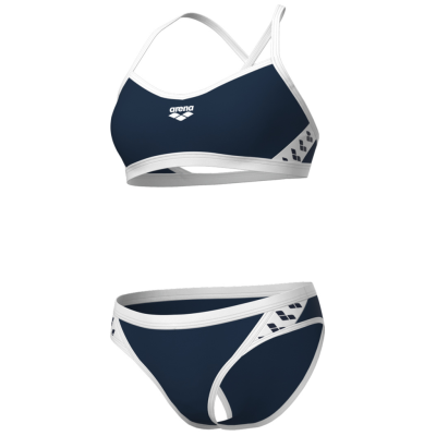 Arena W Arena Icons Bikini Cross Back Solid D 32 navy/white Damen Produktbild 1