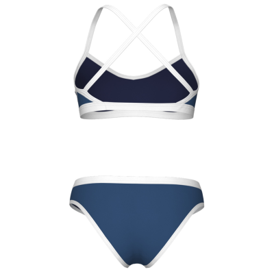 Arena W Arena Icons Bikini Cross Back Solid D 36 royal/white Damen Produktbild 2