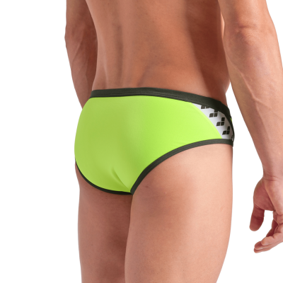 Arena M Arena Icons Swim Briefs Solid D 3 artic lime/dark sage Herren Produktbild 2