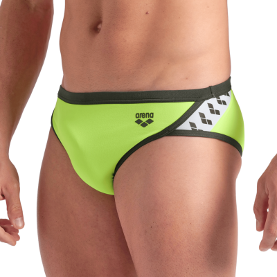 Arena M Arena Icons Swim Briefs Solid D 5 artic lime/dark sage Herren Produktbild 1