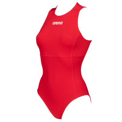 Arena W Team Swimsuit Waterpolo Solid D 38 red/white Damen Produktbild 1