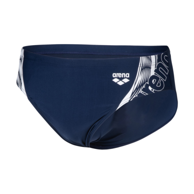 Arena M Swim Briefs Graphic D 4 navy/white Herren Produktbild 1