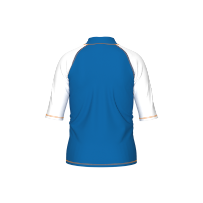 Arena Unisex Jr Arena Rash Vest S/S Graphic 140 blue china/white Unisex Produktbild 3