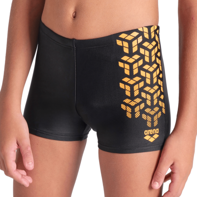Arena B Arena Kikko V Swim Short Graphic 116 black/parrot Jungen Produktbild 1