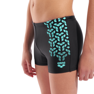Arena B Arena Kikko V Swim Short Graphic 164 black/water Jungen Produktbild 1