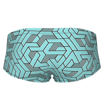 Arena M Arena Escape Swim Low Waist Short D 7 black/water blue multi Herren Produktbild 1