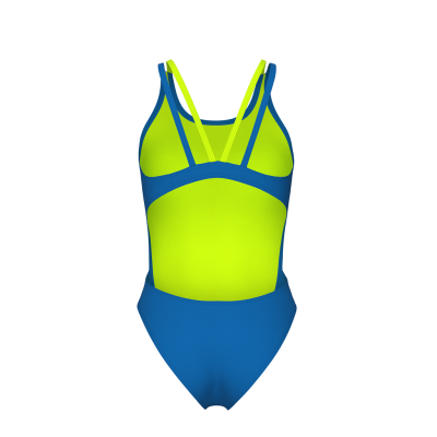 Arena W Arena Swimsuit Tech Multi Solid D 40 blue river/artic lime Damen Produktbild 3