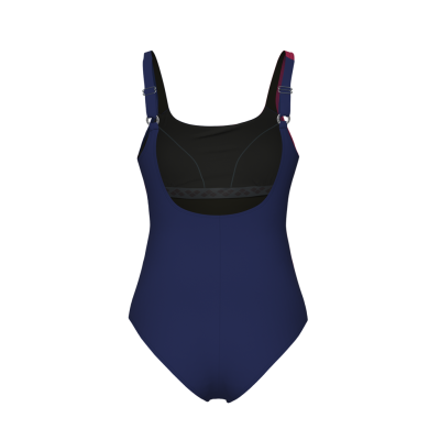 Arena W Arena Swimsuit Liliana U Back C Cup D 44 navy/red onion Damen Produktbild 2