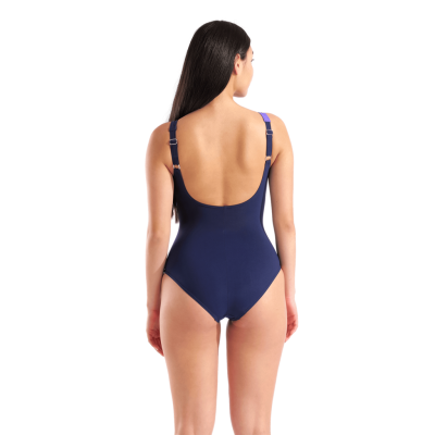 Arena W Arena Swimsuit Liliana U Back C Cup D 38 navy/violet Damen Produktbild 3