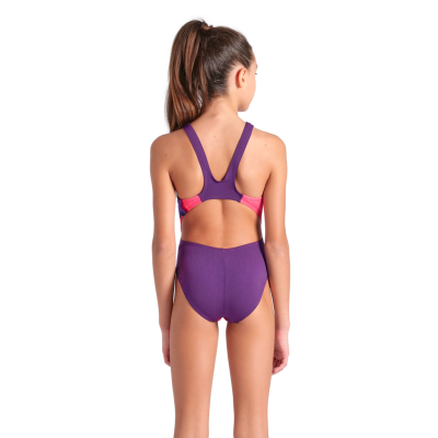 Arena G Arena Star Shaped Swimsuit Swim Tech L 128 plum/bright coral multi M&auml;dchen Produktbild 3
