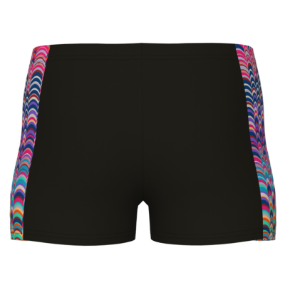 Arena B Arena Ondulation Swim Short 128 black/multi violet Jungen Produktbild 2
