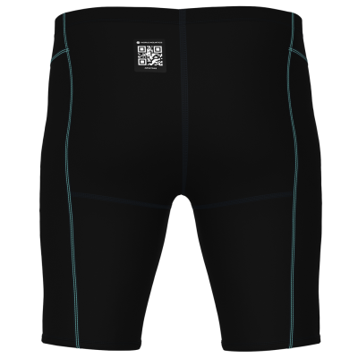 Arena M Powerskin Impulso Jammer D 4 black/teal Herren Produktbild 2