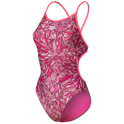 Arena W Arena Pink Dahlia Swimsuit Lace Back D 42 shocking pink multi Damen Produktbild 1