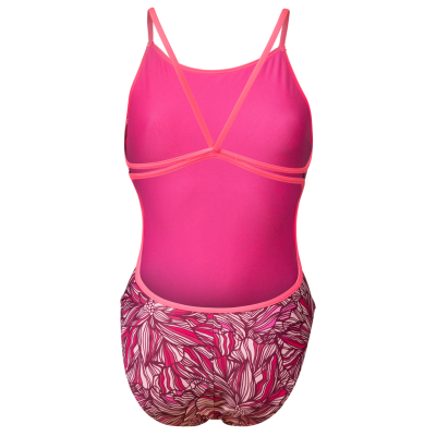 Arena W Arena Pink Dahlia Swimsuit Lace Back D 42 shocking pink multi Damen Produktbild 2