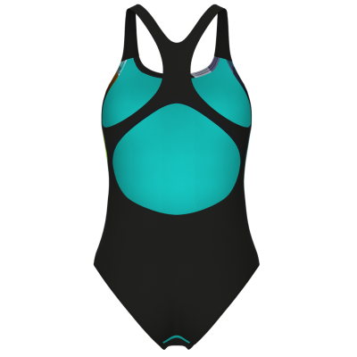 Arena W Arena Water Fluids Swimsuit Swim Pro Back D 38 black multi/black Damen Produktbild 2