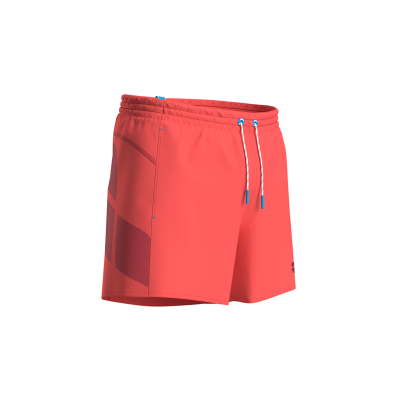 Arena M Arena Pro_File Losange Beach Short XL calypso coral/dark purple Herren Produktbild 2