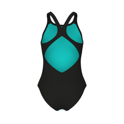 Arena G Arena Multi Colours Swimsuit V Back 164 water multi/black M&auml;dchen Produktbild 2