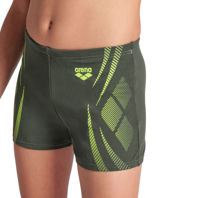 Arena B Arena Poseidonia Swim Short 152 dark sage/artic lime Jungen Produktbild 1