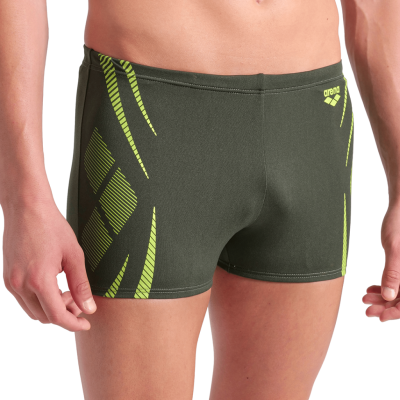 Arena M Arena Poseidonia Swim Short D 4 dark sage/artic lime Herren Produktbild 1