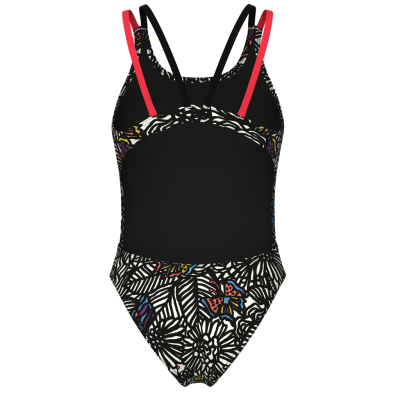 Arena W Arena Colors Book Swimsuit Swim Tech Multi D 36 multi black/black/bright coral Damen Produktbild 1