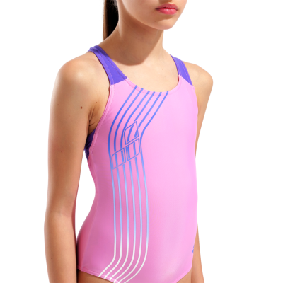 Arena G Arena Sound Track Swimsuit Swim Pro Back 152 orchid/indaco M&auml;dchen Produktbild 1