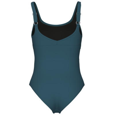 Arena W Arena Isabella Swimsuit Wing Back C D 40 mangrove/night grey Damen Produktbild 2