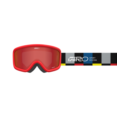 Giro Chico 2.0 Flash Goggle one size black blocks amber scarlet S2 Unisex Produktbild 1