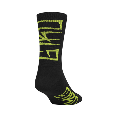 Giro Seasonal Merino Sock XL black/lime breakdown Unisex Produktbild 1
