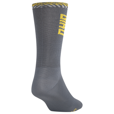 Giro Comp Racer High Rise Sock M dark shark/spectra yellow Unisex Produktbild 1